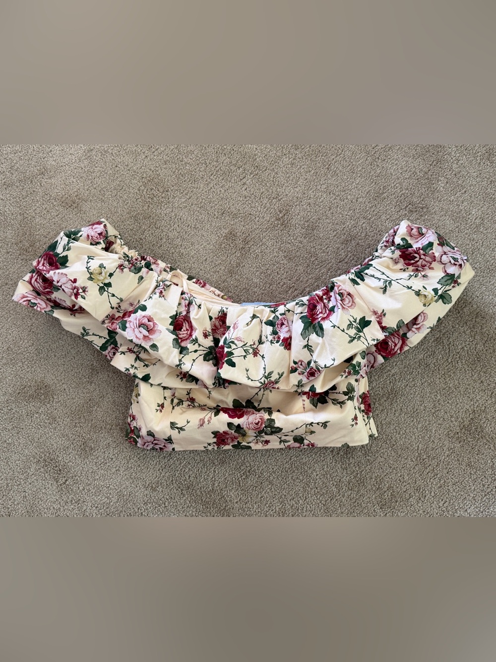 Antonio Melani x The Style Bungalow Miraflores Floral Off-The-Shoulder Top 6 - Picture 4 of 8
